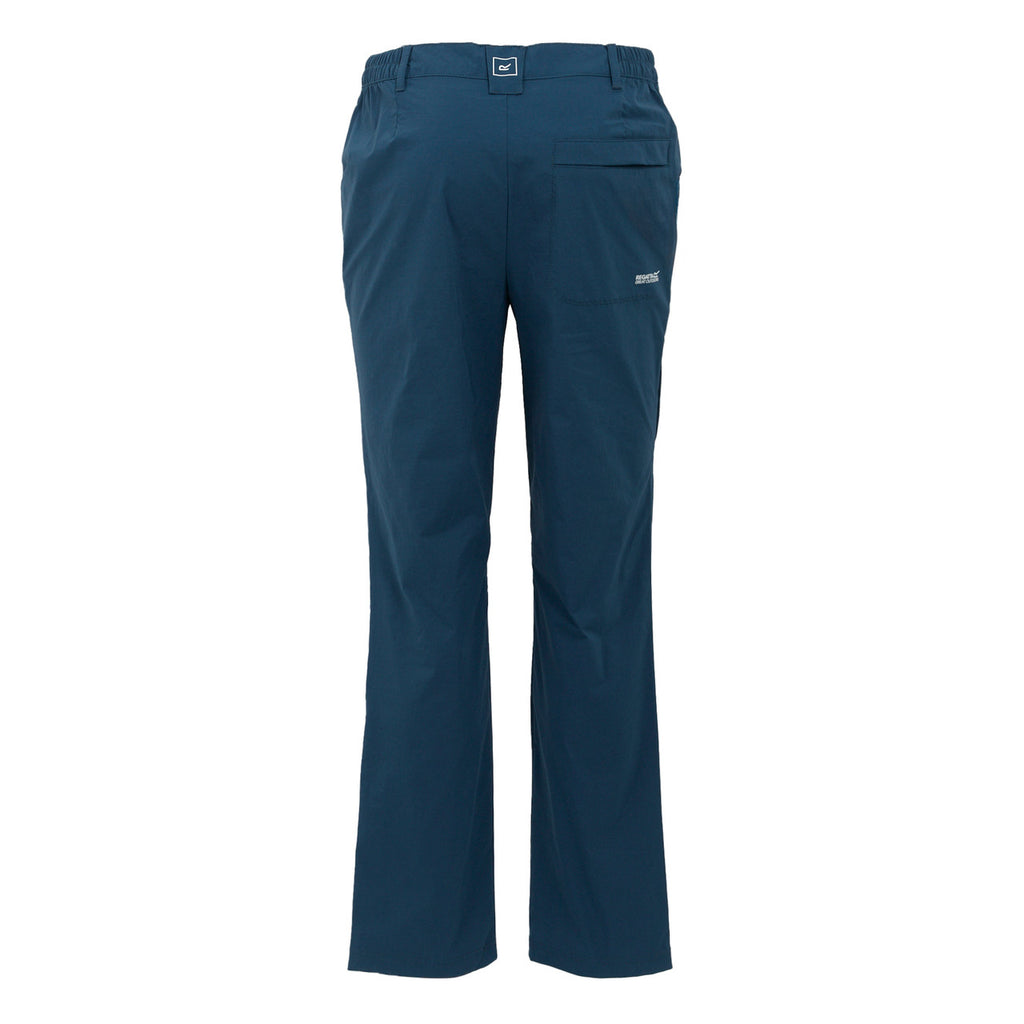Regatta Mens Highton II Walking Trousers Stretch Outdoor Hiking Water Resistant - Moonlight Denim