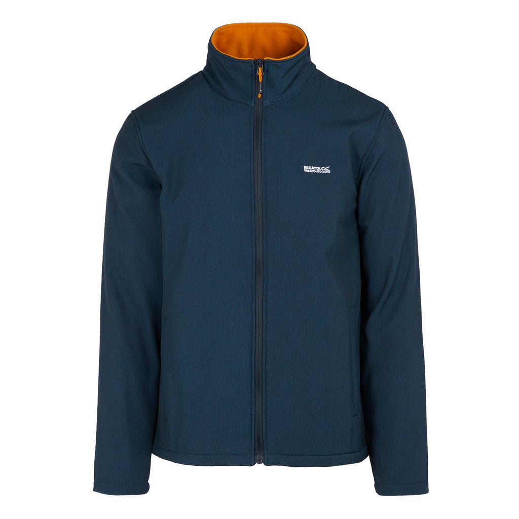 Regatta Mens Cera V Softshell Jacket Navy Marble Fox