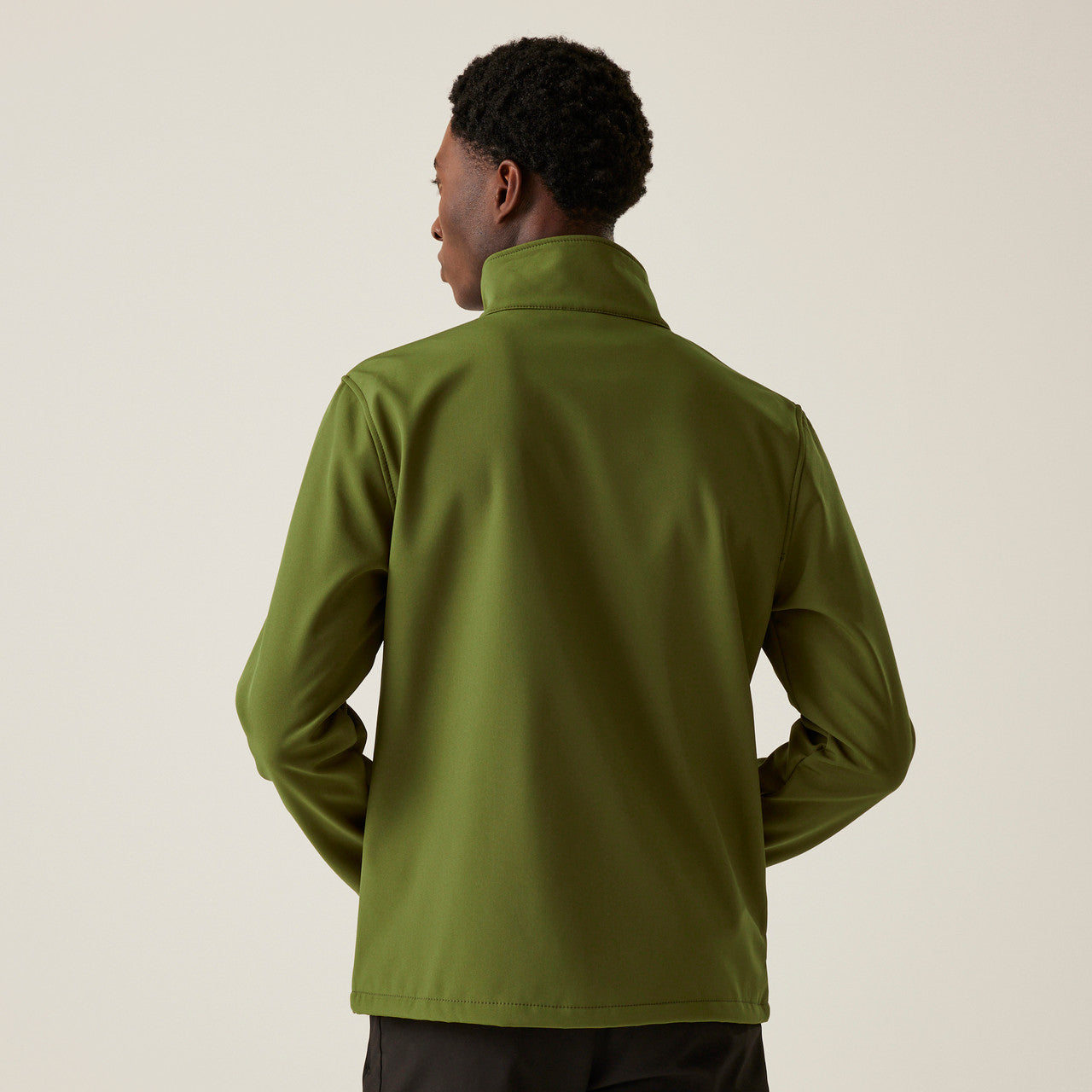 Regatta Mens Cera V Softshell Jacket Navy Nephrite Green