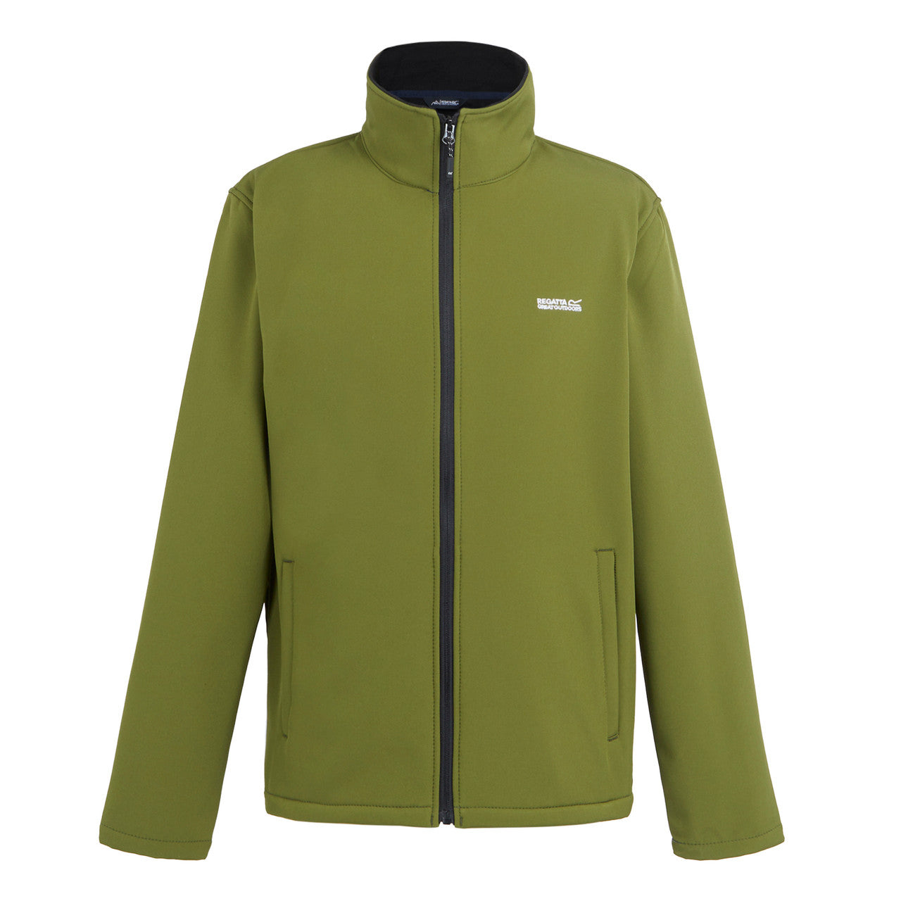 Regatta Mens Cera V Softshell Jacket Navy Nephrite Green