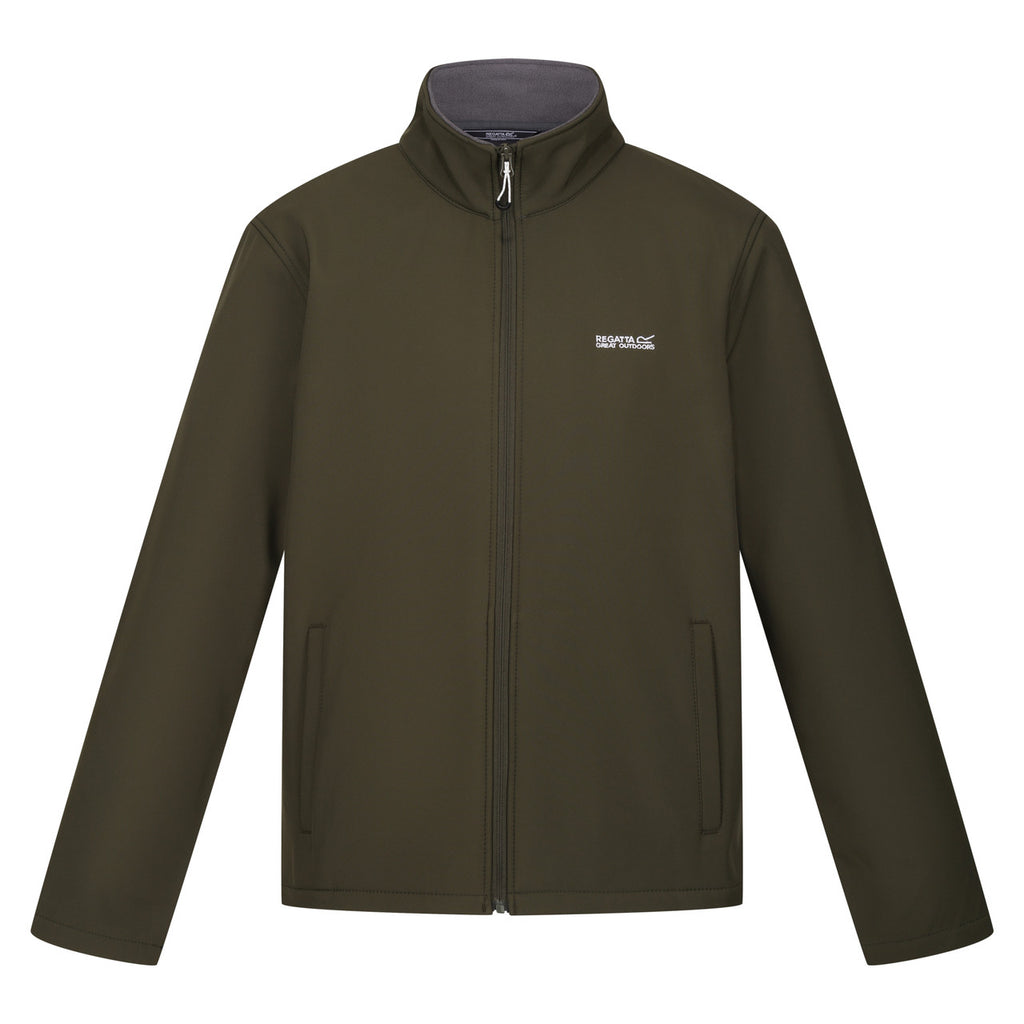 Regatta Mens Cera V Softshell Jacket Dark Khaki