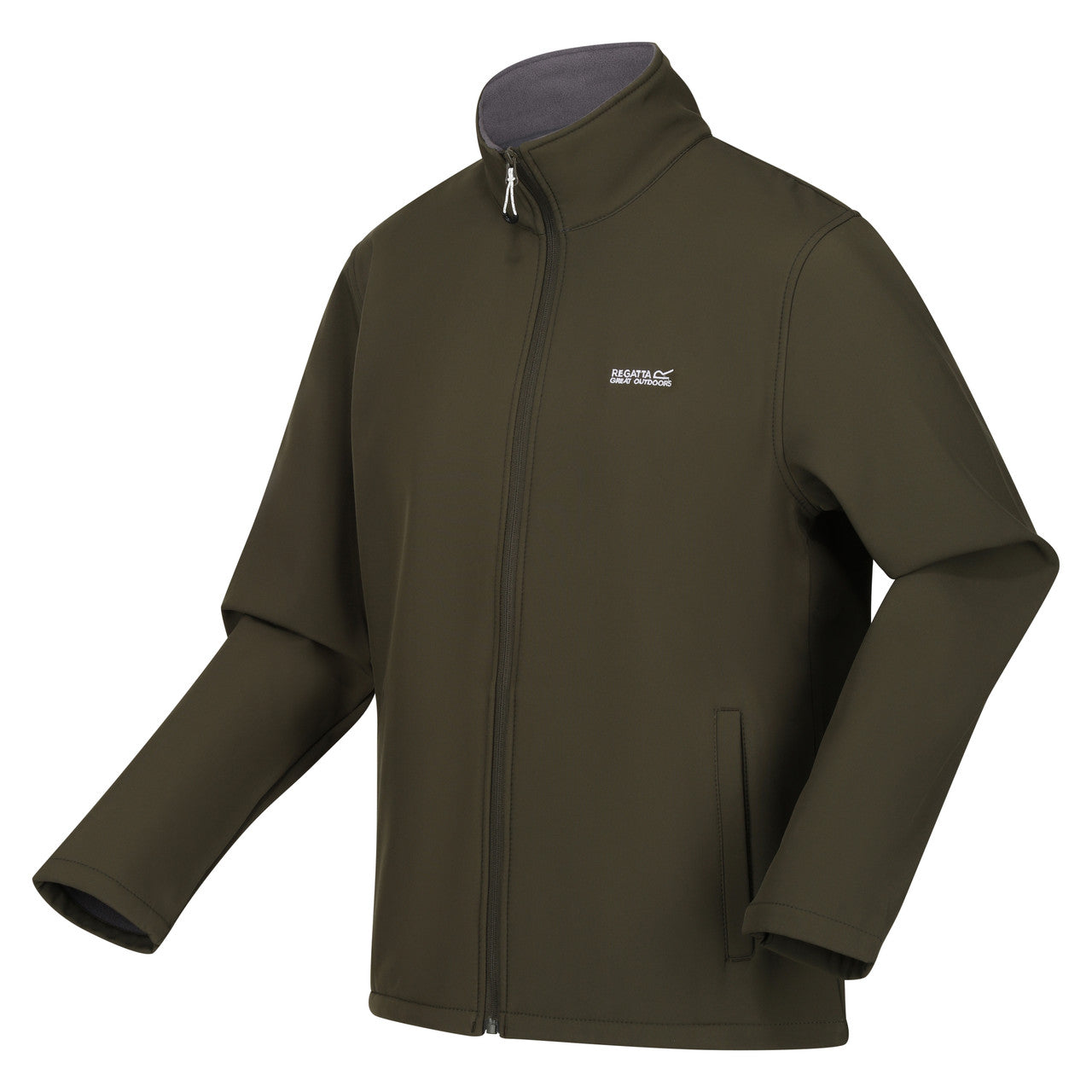 Regatta Mens Cera V Softshell Jacket Dark Khaki
