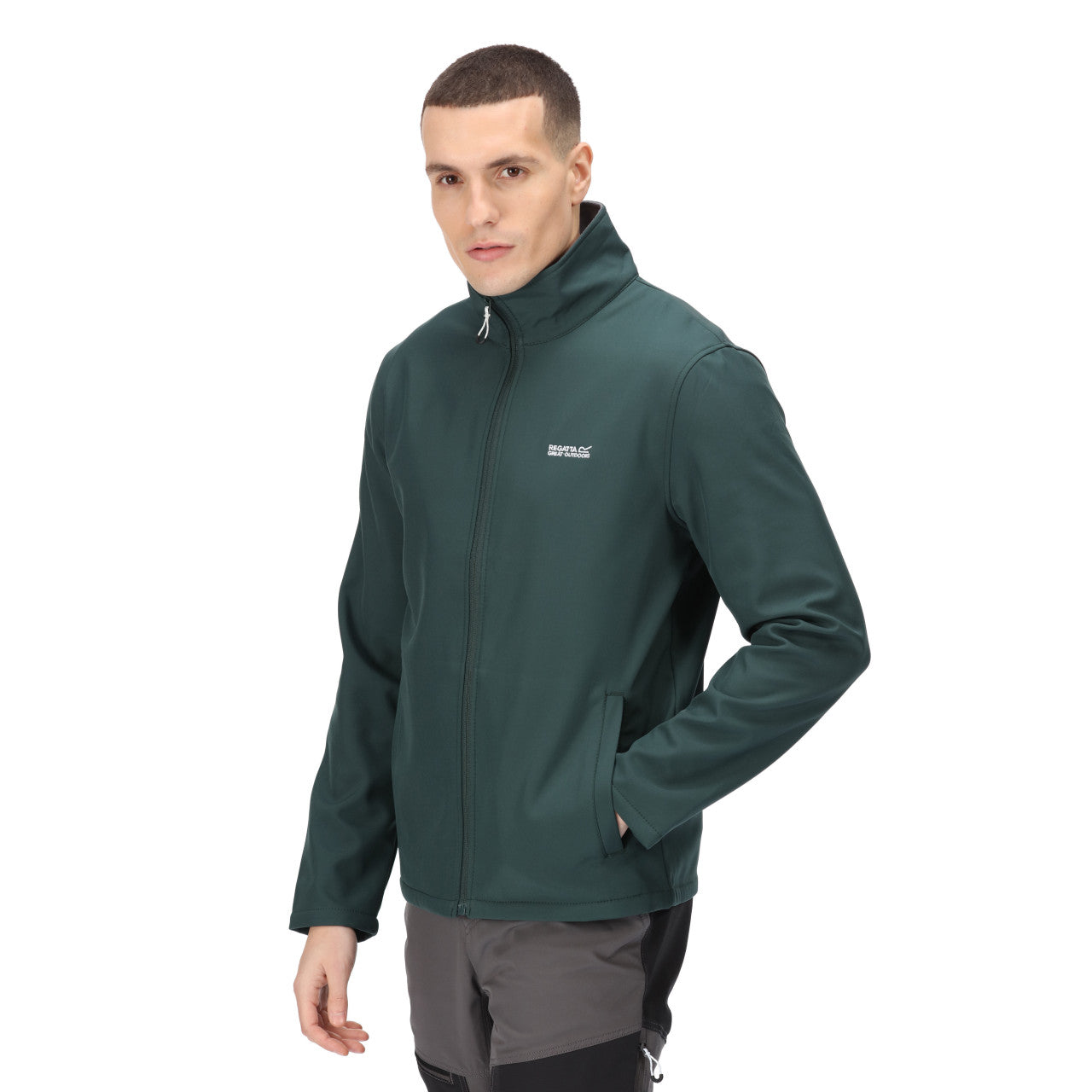 Regatta Mens Cera V Softshell Jacket Green Gables