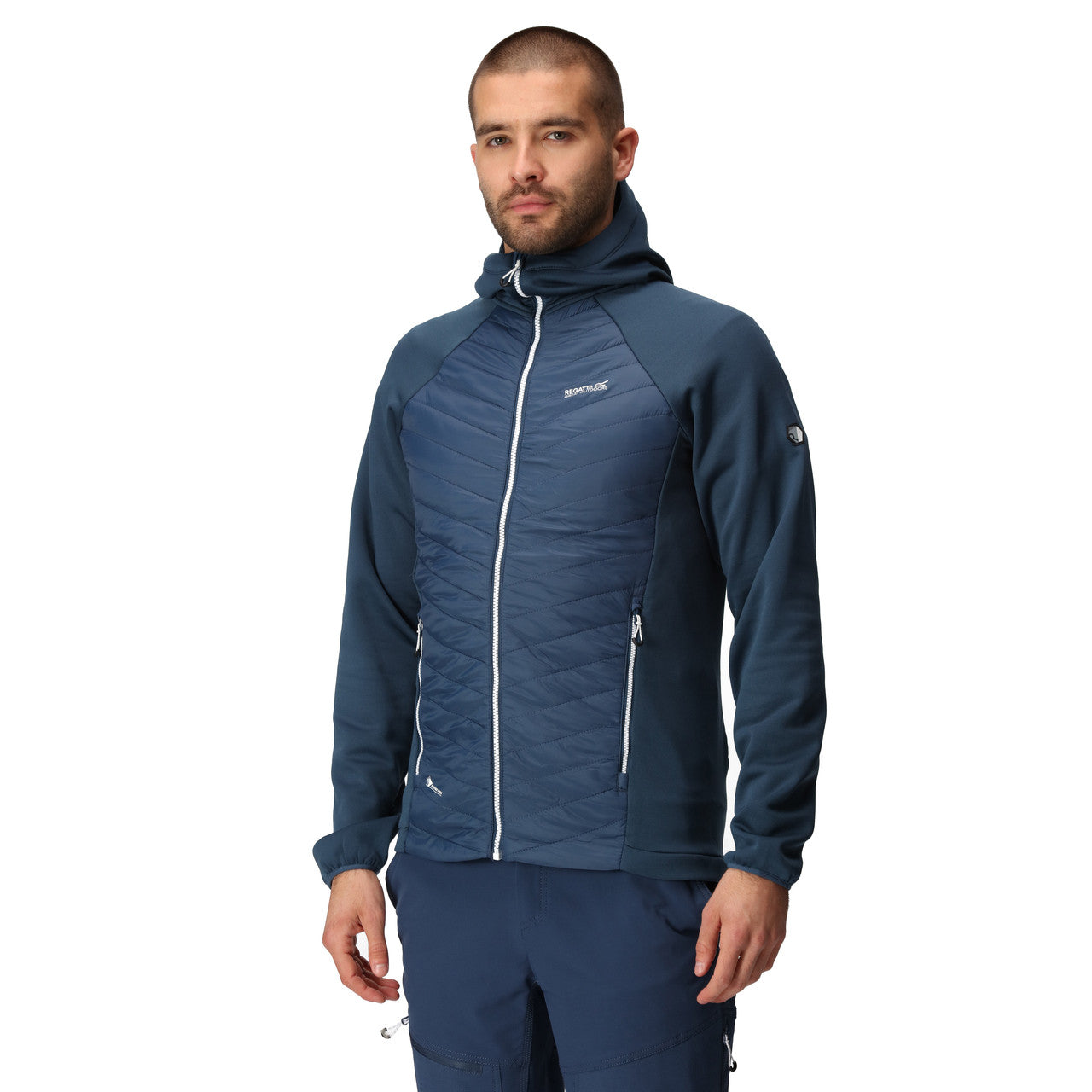Regatta Mens Andreson VIII Hybrid Lightweight Jacket Blue Wing