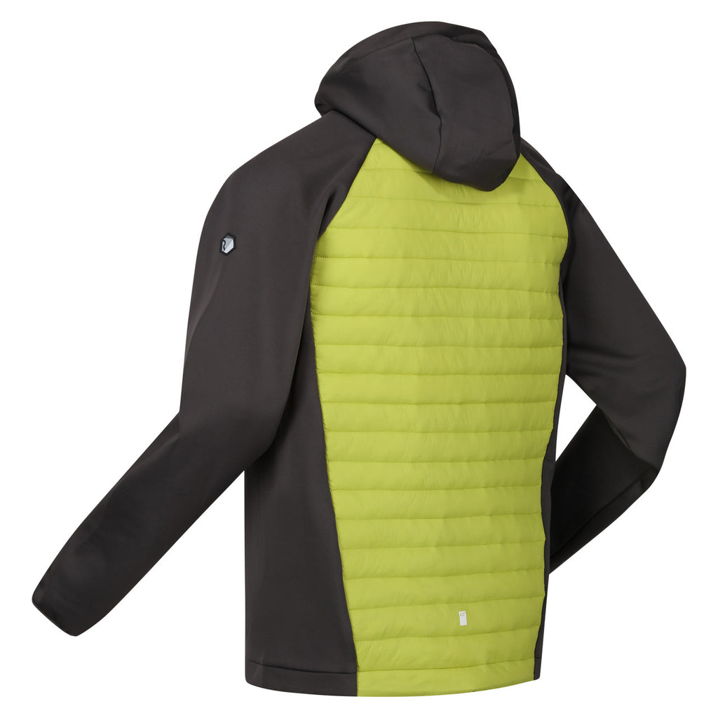 Regatta Mens Andreson VIII Hybrid Lightweight Jacket Green Algae/Seal Grey