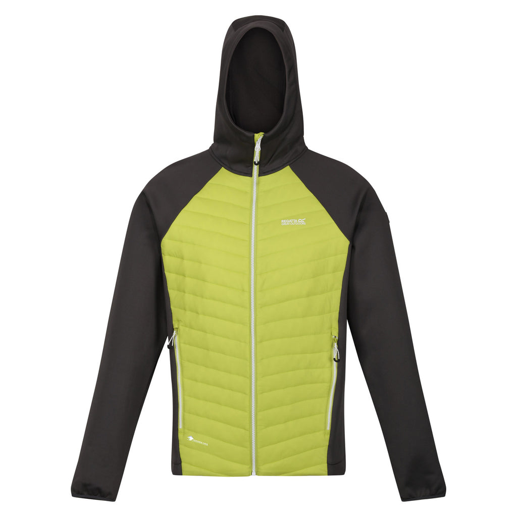 Regatta Mens Andreson VIII Hybrid Lightweight Jacket Green Algae/Seal Grey