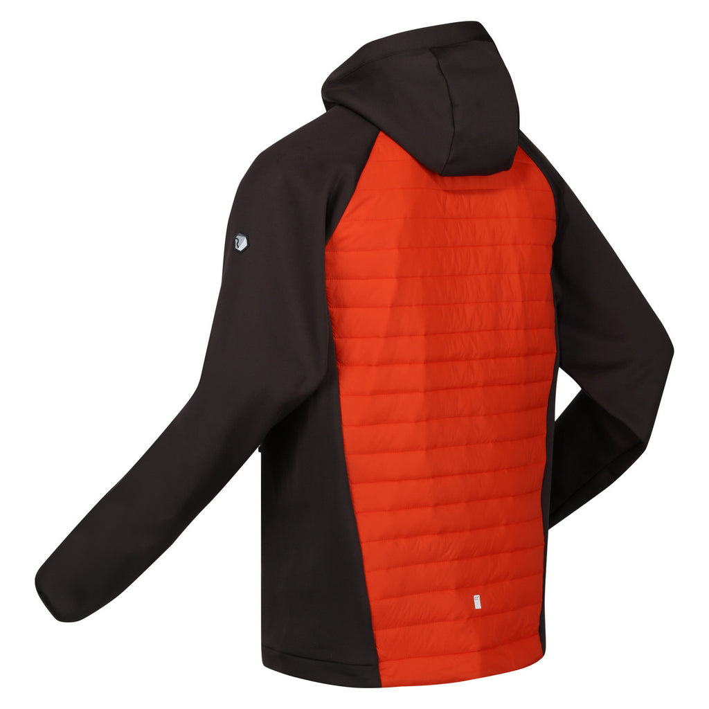 Regatta Mens Andreson VIII Hybrid Lightweight Jacket Rusty Orange/Ash