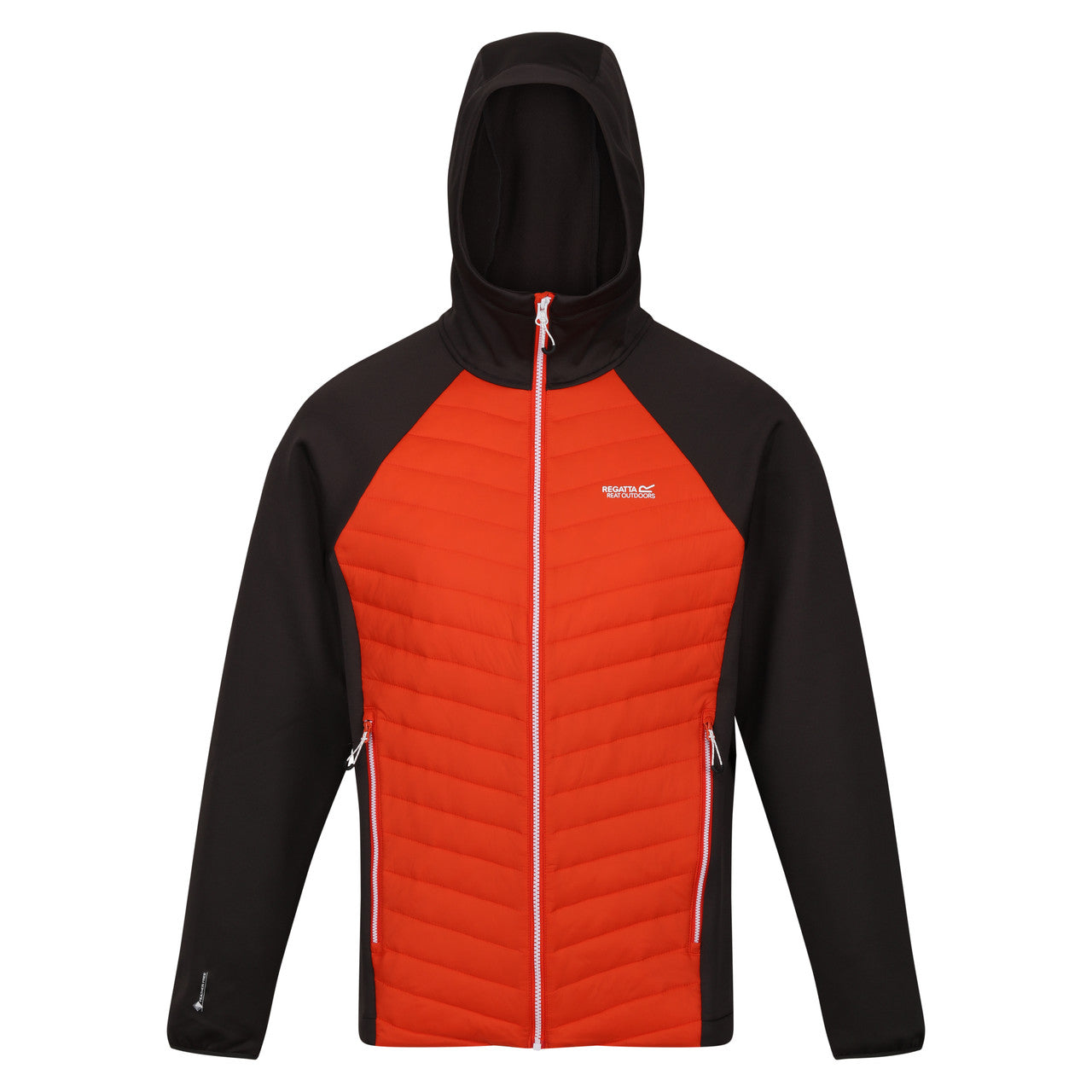 Regatta Mens Andreson VIII Hybrid Lightweight Jacket Rusty Orange/Ash