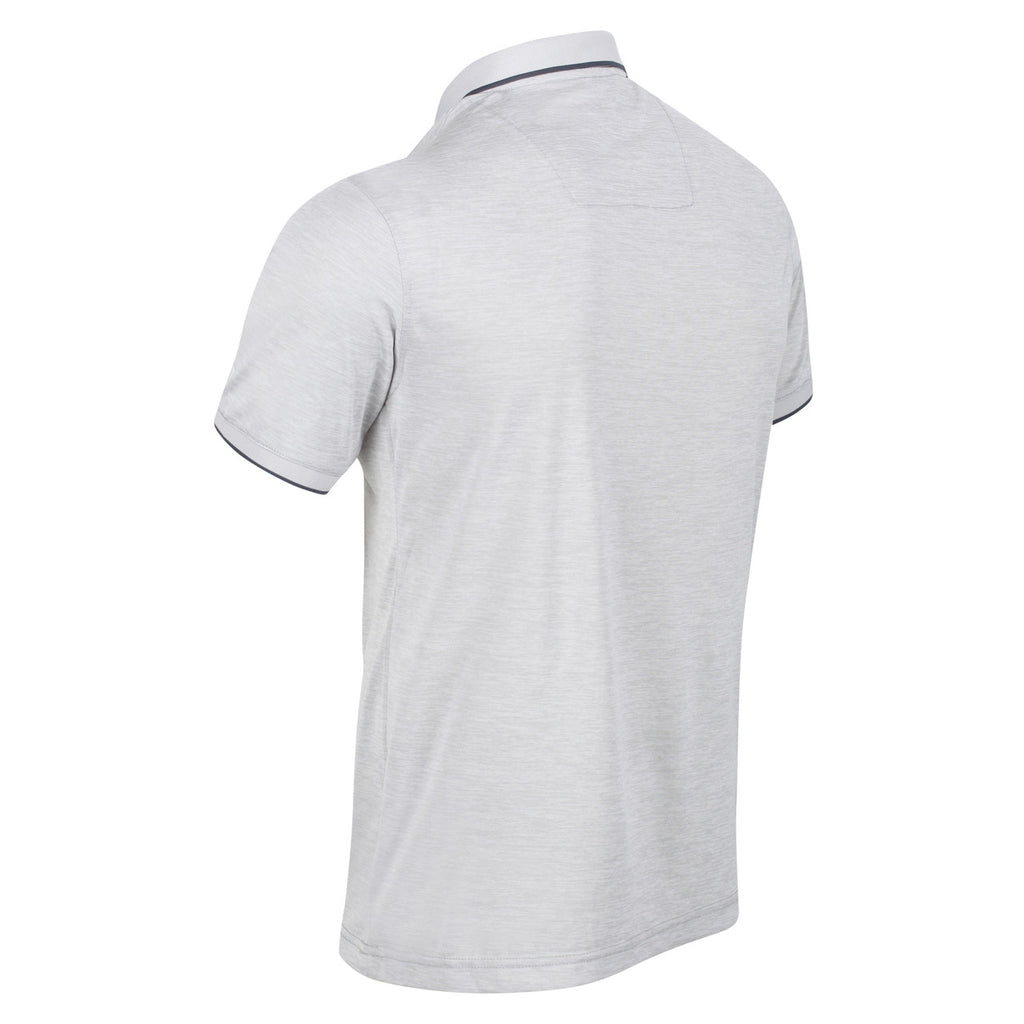 Regatta Men's Polo Shirt Remex II Sports Polo T Shirt Silver Grey