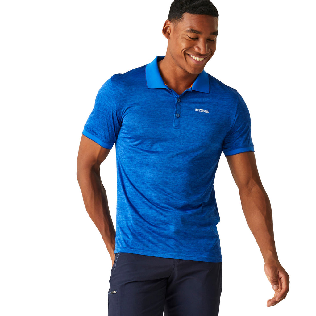 Regatta Men's Polo Shirt Remex II Sports Polo T Shirt Oxford Blue