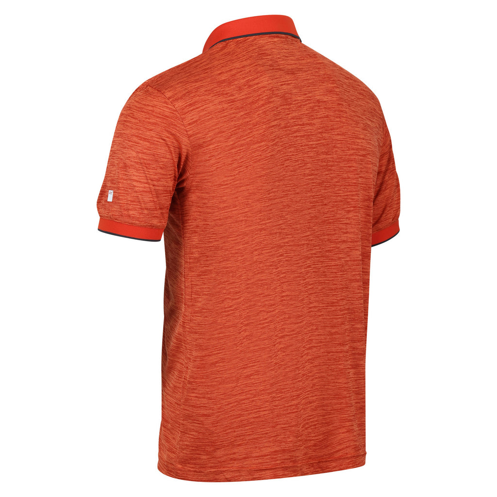 Regatta Men's Polo Shirt Remex II Sports Polo T Shirt Rusty Orange