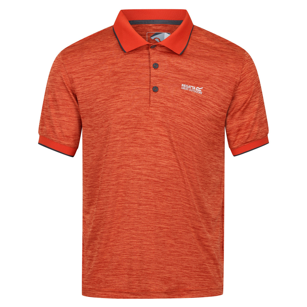 Regatta Men's Polo Shirt Remex II Sports Polo T Shirt Rusty Orange