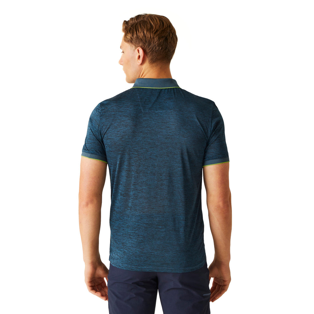 Regatta Men's Polo Shirt Remex II Sports Polo T Shirt Moroccan Blue