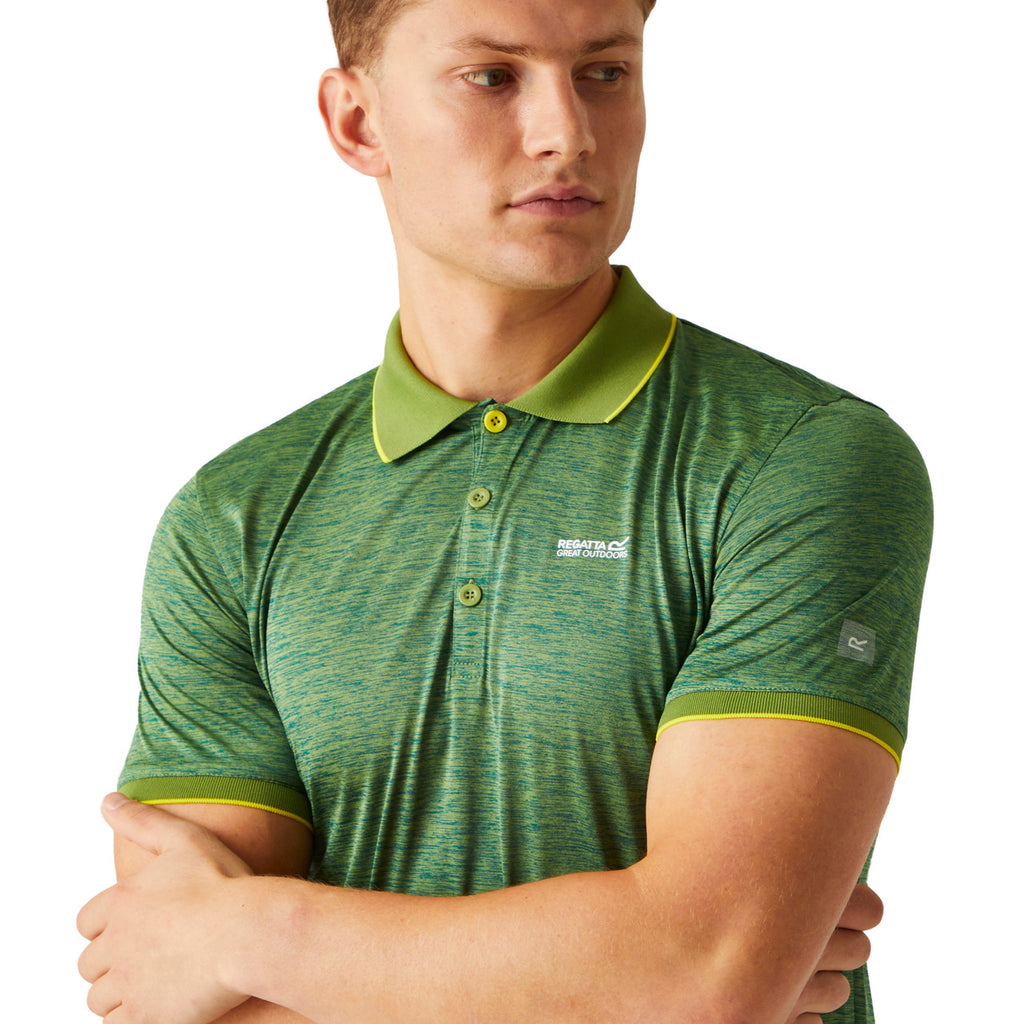 Regatta Men's Remex II Polo T Shirt Piquant Green