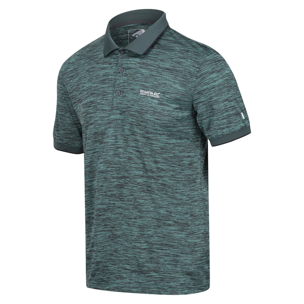 Regatta Men's Polo Shirt Remex II Sports Polo T Shirt Sea Pine