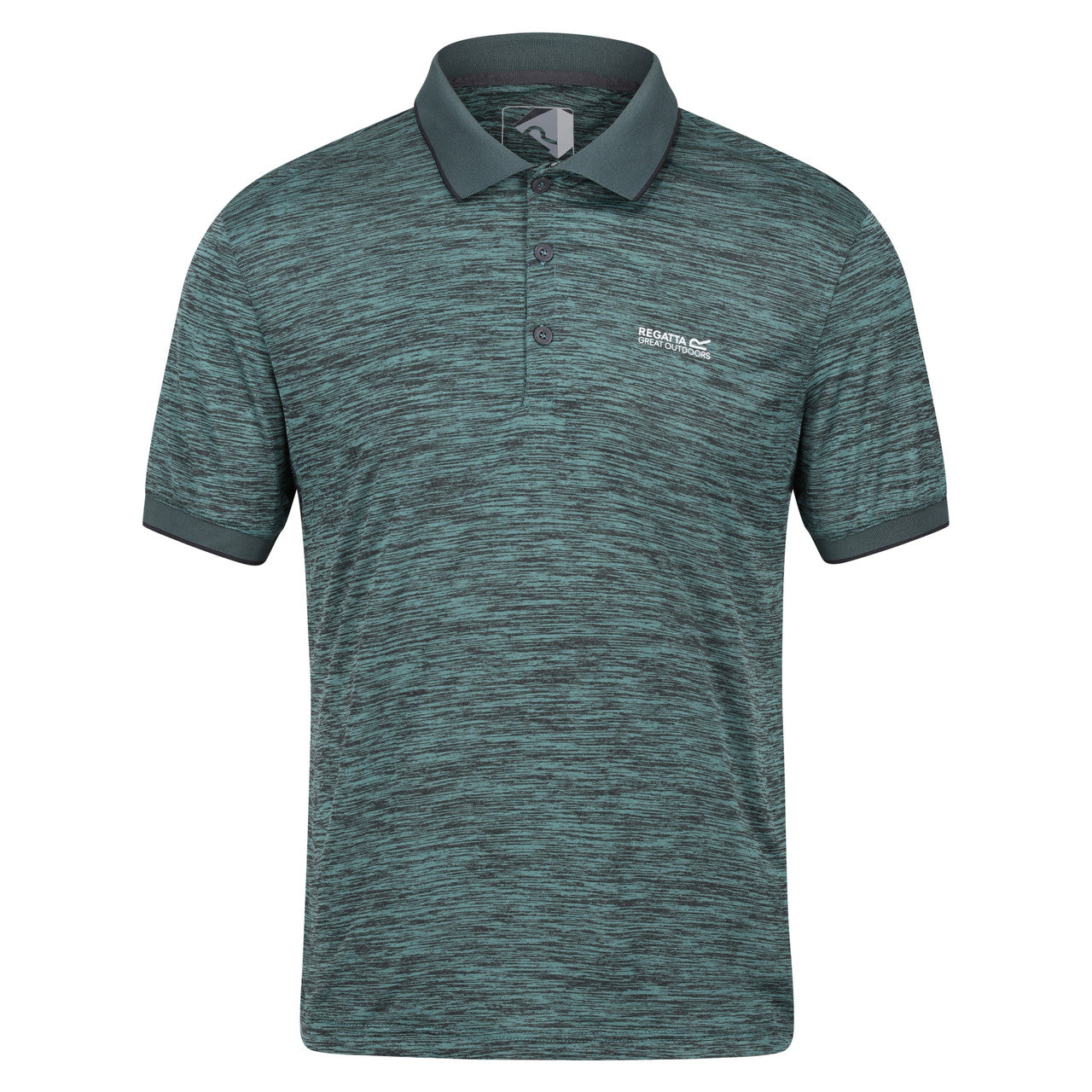 Regatta Men's Polo Shirt Remex II Sports Polo T Shirt Sea Pine