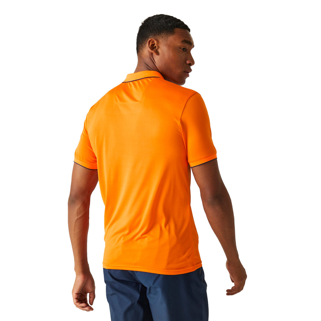 Regatta Men's Polo Shirt Remex II Sports Polo T Shirt Persimmon Solid