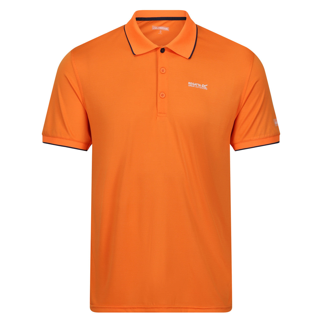 Regatta Men's Polo Shirt Remex II Sports Polo T Shirt Persimmon Solid