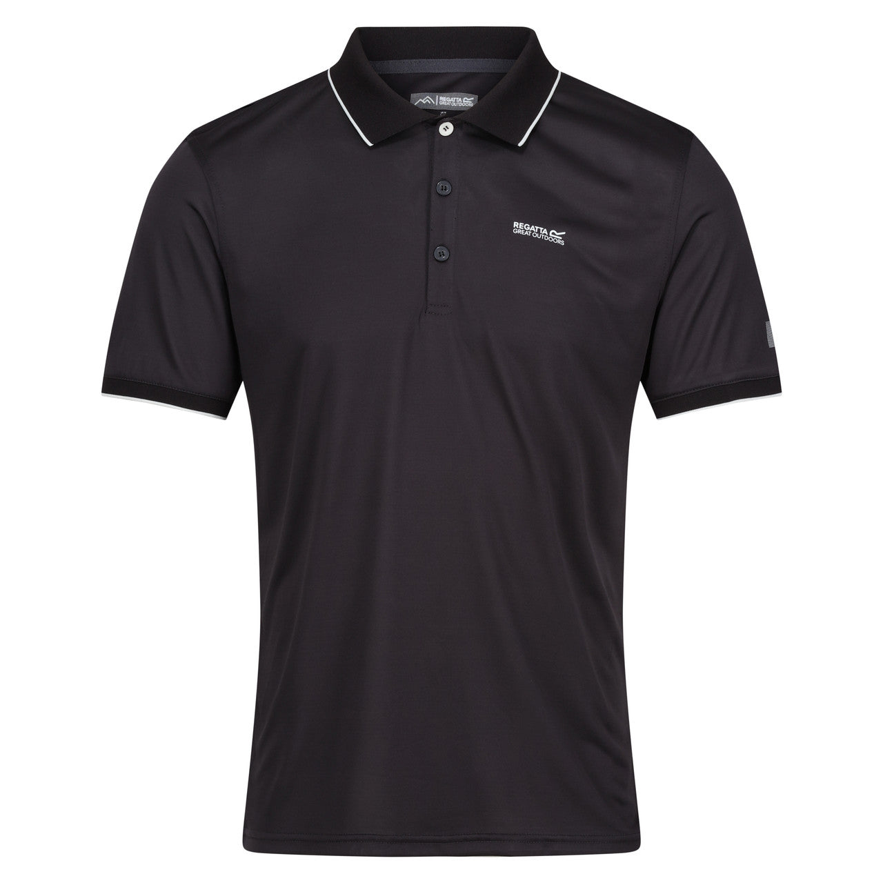 Regatta Men's Polo Shirt Remex II Sports Polo T Shirt Ash Solid