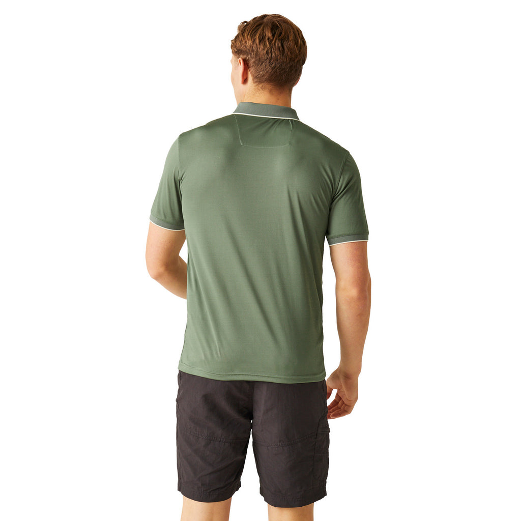 Regatta Men's Polo Shirt Remex II Sports Polo T Shirt Agave Green Solid