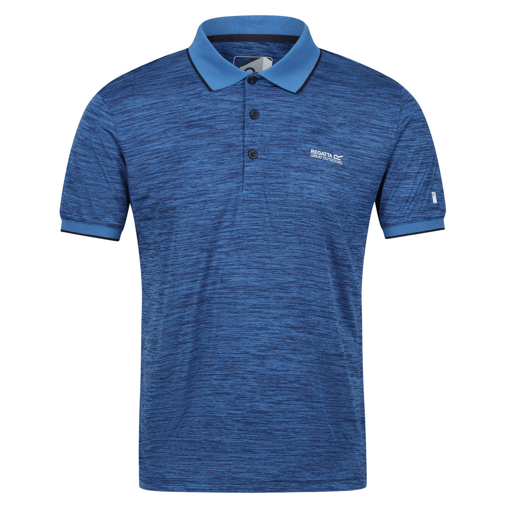 Regatta Men's Polo Shirt Remex II Sports Polo T Shirt Snorkel Blue