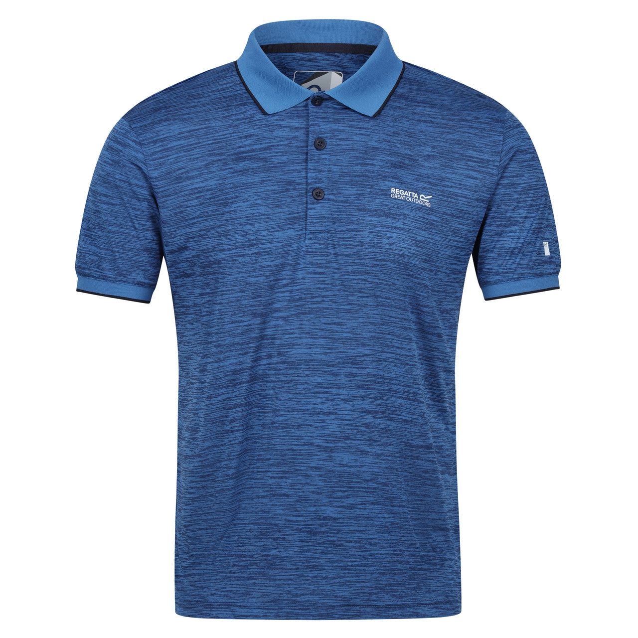Regatta Men's Polo Shirt Remex II Sports Polo T Shirt Snorkel Blue