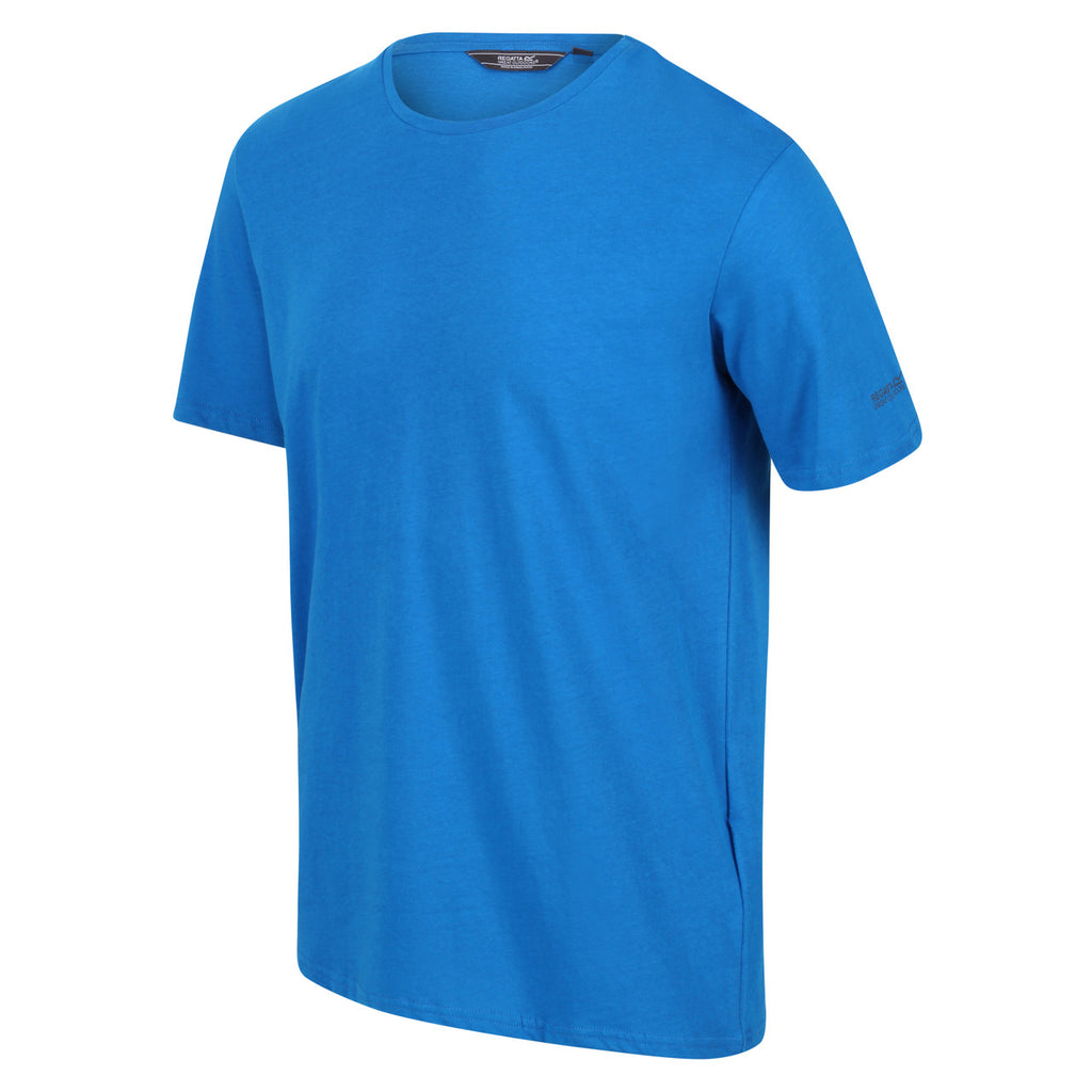 Regatta Tait Men's Crew Top Breathable T Shirt Imperial Blue