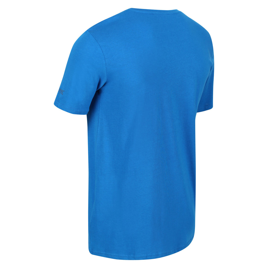 Regatta Tait Men's Crew Top Breathable T Shirt Imperial Blue