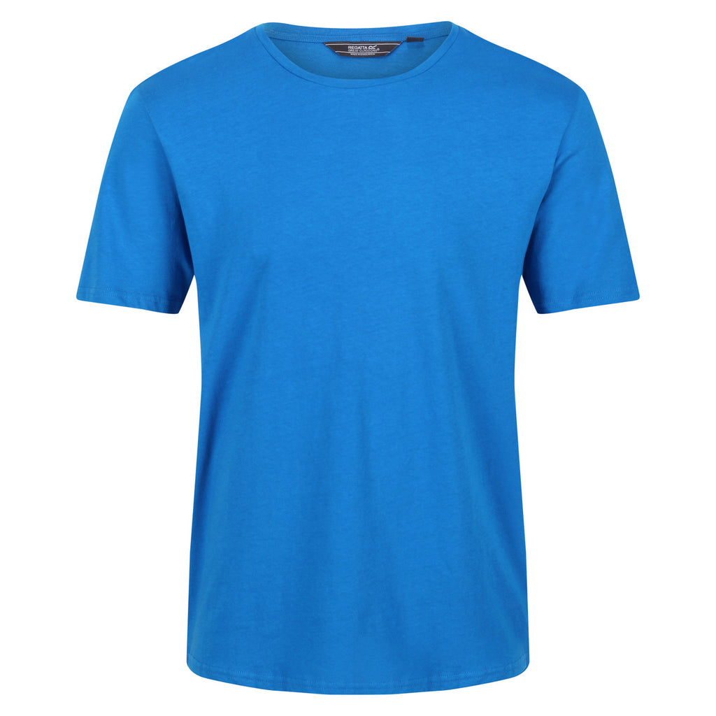 Regatta Tait Men's Crew Top Breathable T Shirt Imperial Blue