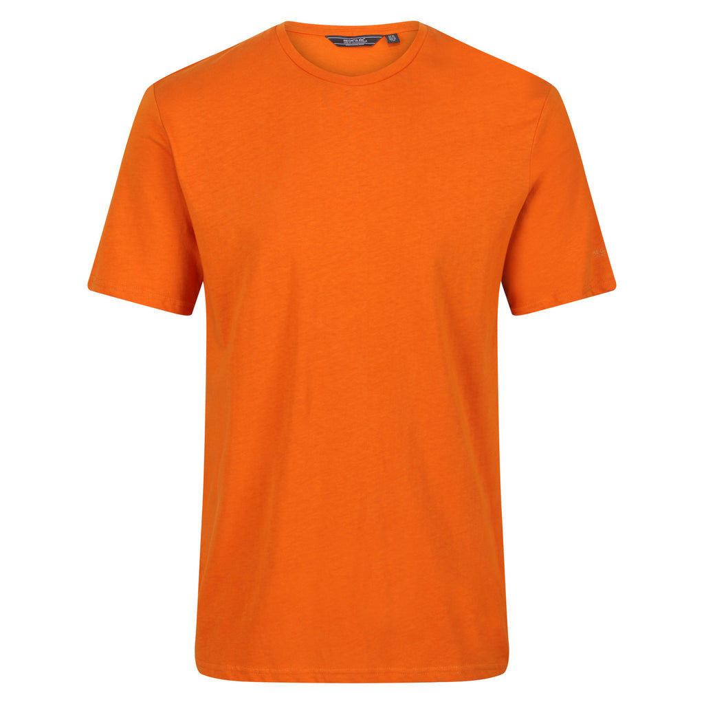 Regatta Tait Men's Crew Top Breathable T Shirt Fox