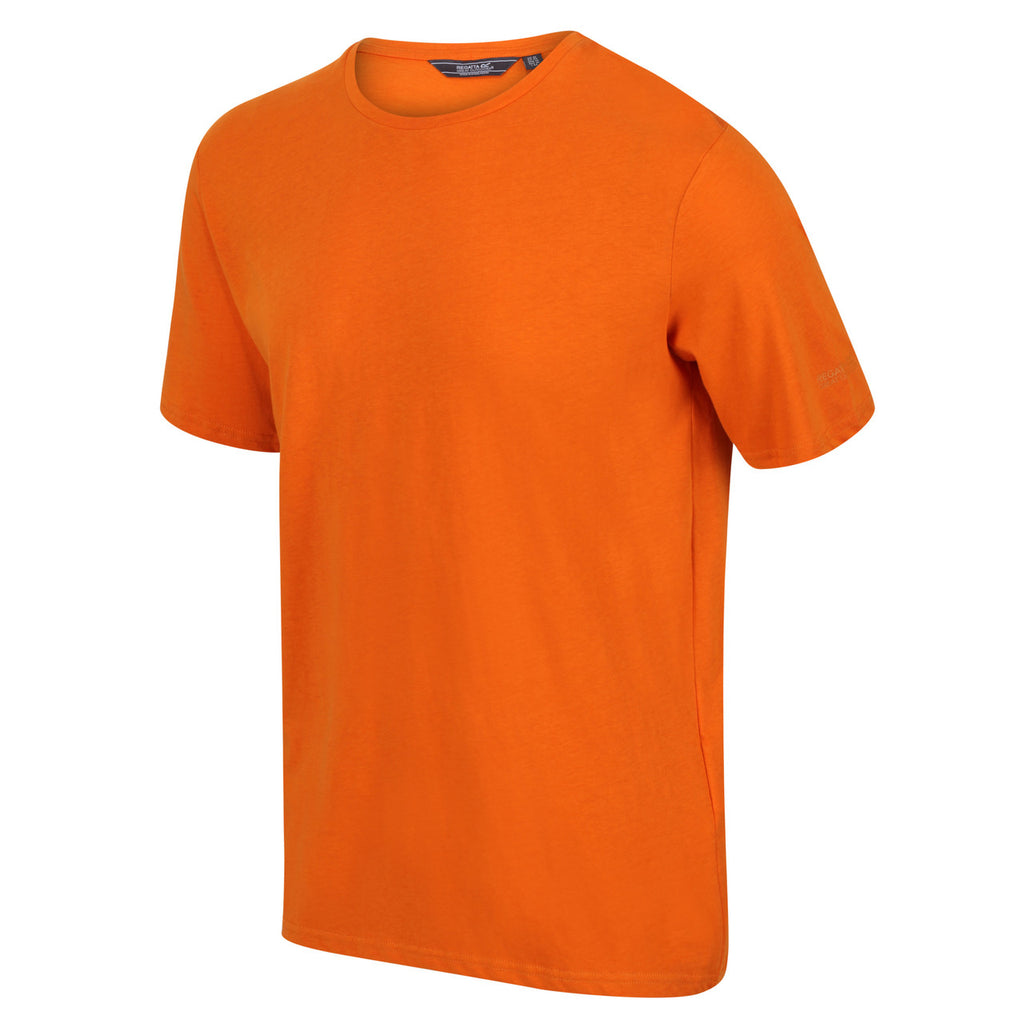 Regatta Tait Men's Crew Top Breathable T Shirt Fox