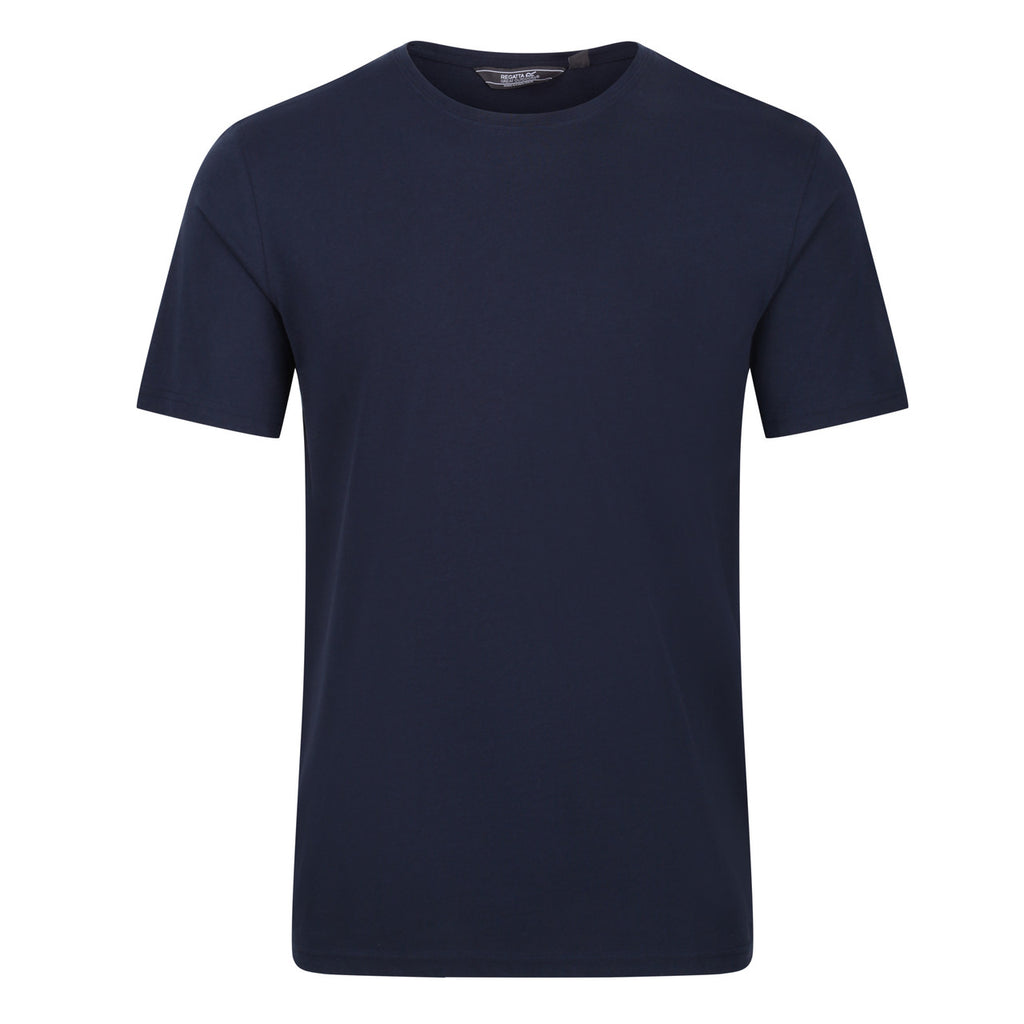 Regatta Tait Men's Crew Top Breathable T Shirt Navy
