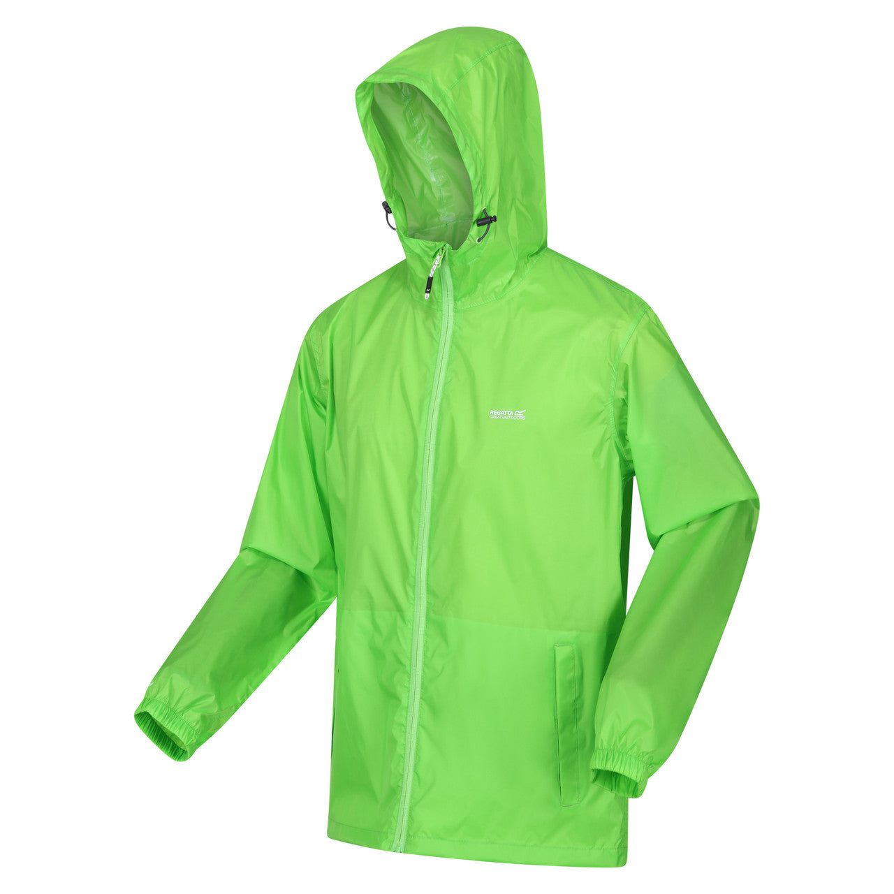 Regatta Men's Pack It Jacket Waterproof Rain Coat Jasmine Green