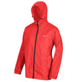 Regatta Men's Pack It Jacket Waterproof Rain Coat Fiery Red