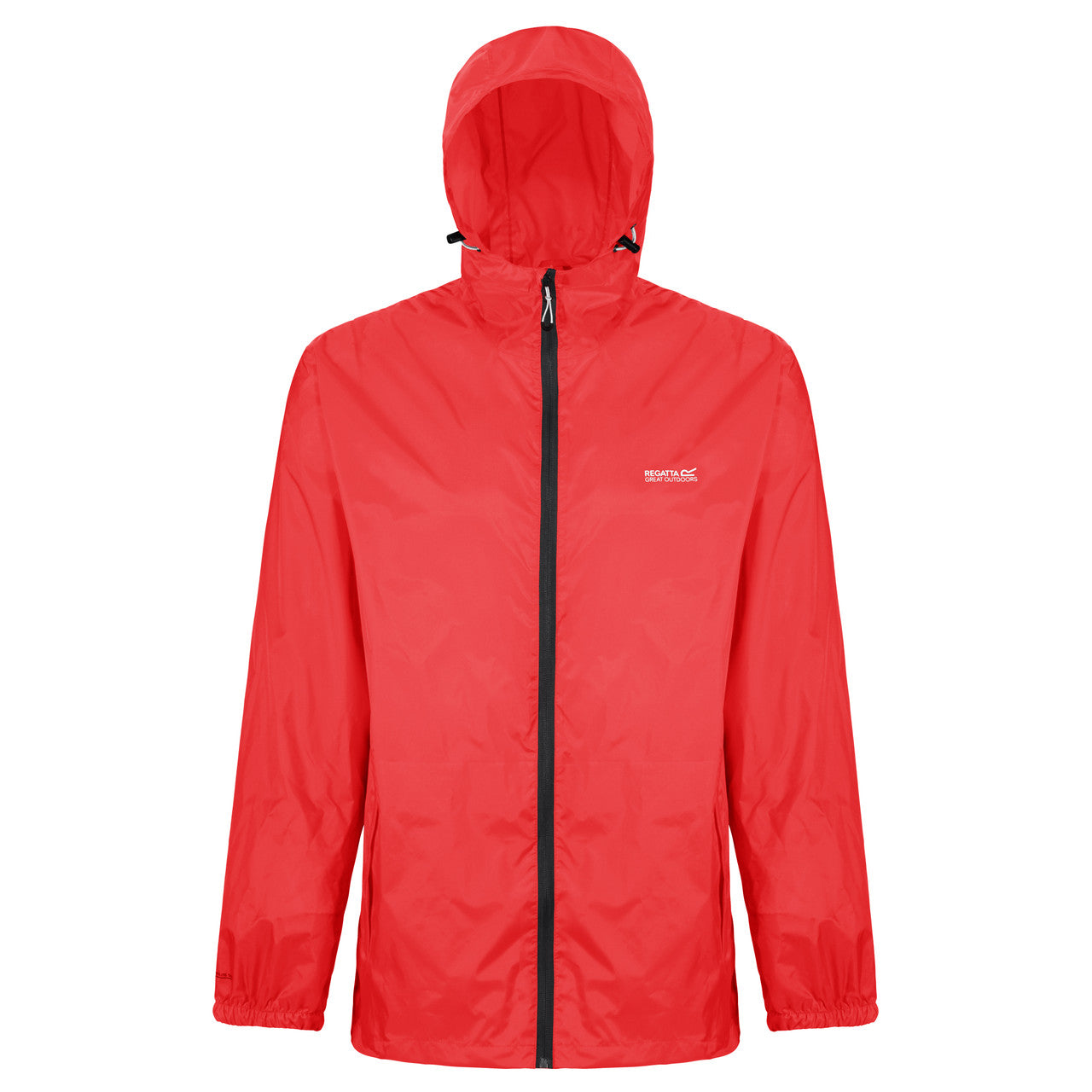 Regatta Men's Pack It Jacket Waterproof Rain Coat Fiery Red