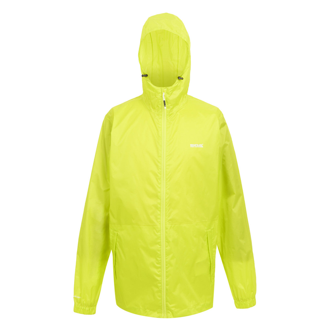 Regatta Men's Pack It Jacket Waterproof Rain Coat Citron Lime