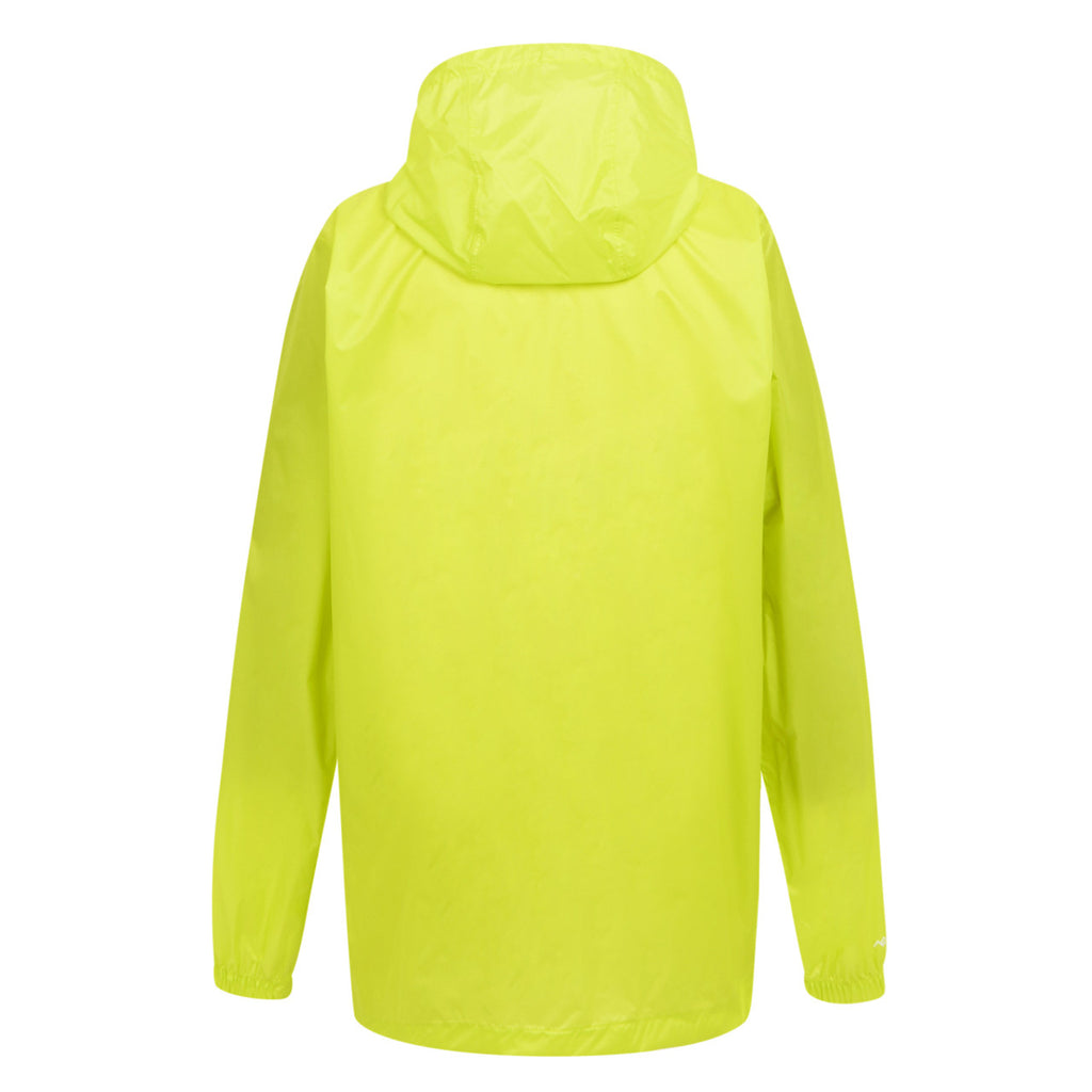 Regatta Men's Pack It Jacket Waterproof Rain Coat Citron Lime