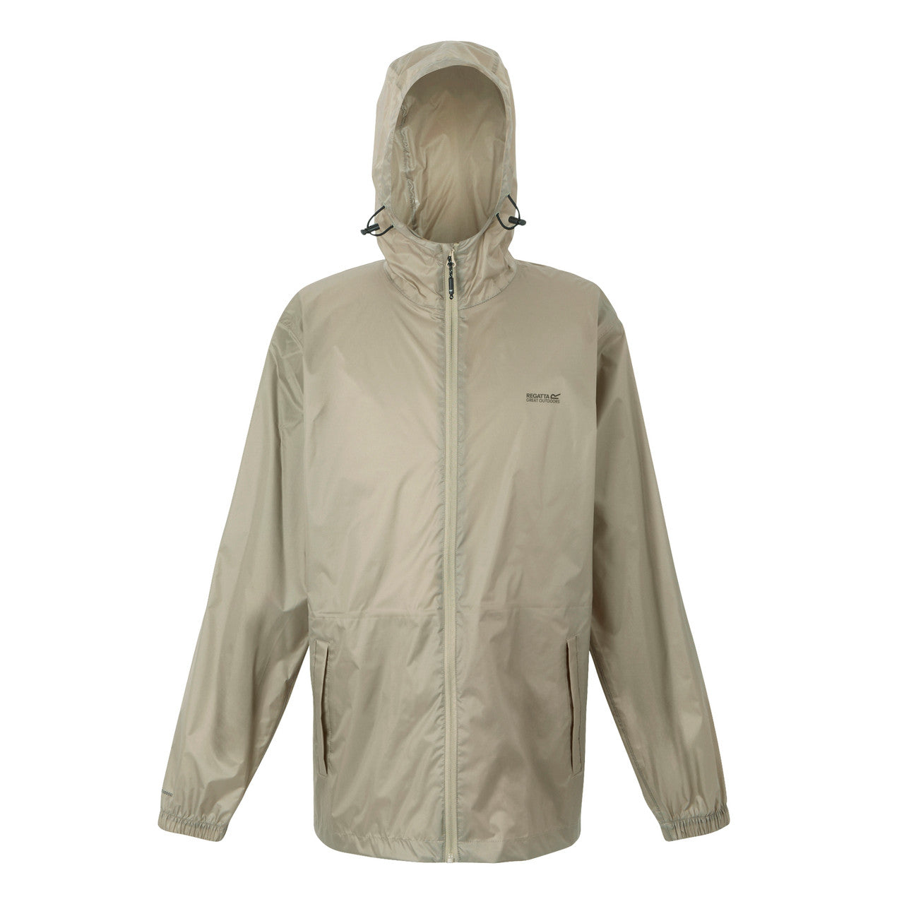 Regatta Men's Pack It Jacket Waterproof Rain Coat Golden Sand