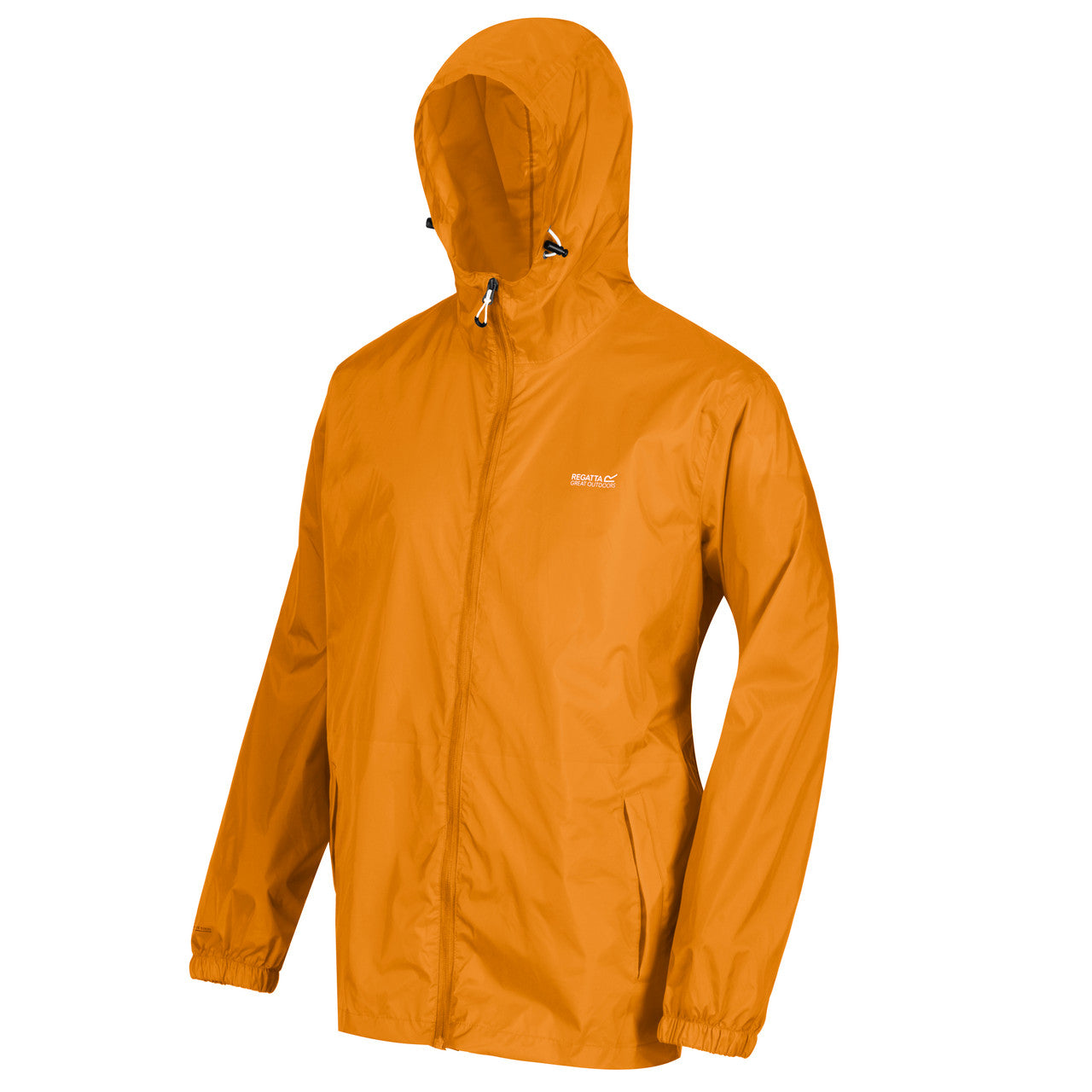 Regatta Men's Pack It Jacket Waterproof Rain Coat Flame Orange