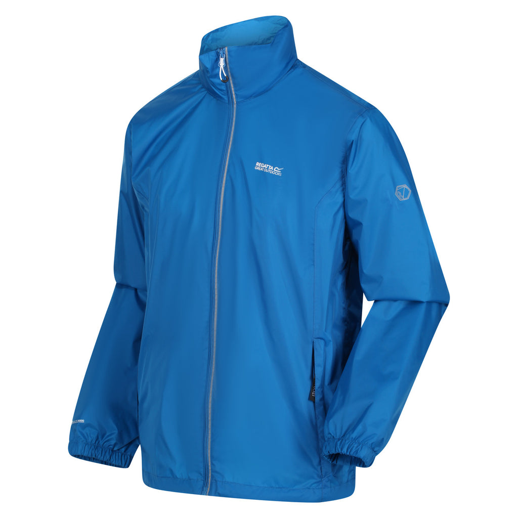 Regatta Men's Lyle IV Packaway Rain Coat Imperial Blue