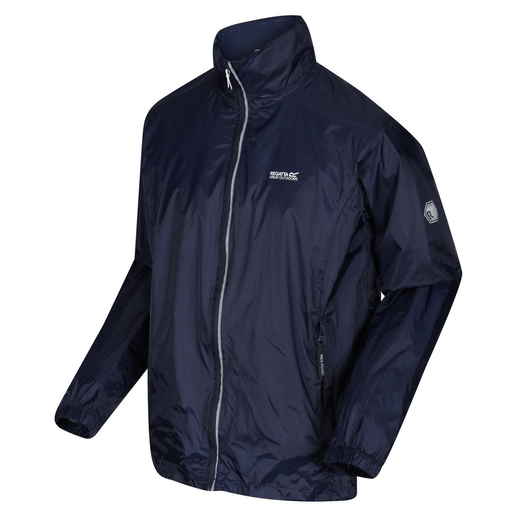 Regatta Men's Lyle IV Packaway Rain Coat Navy