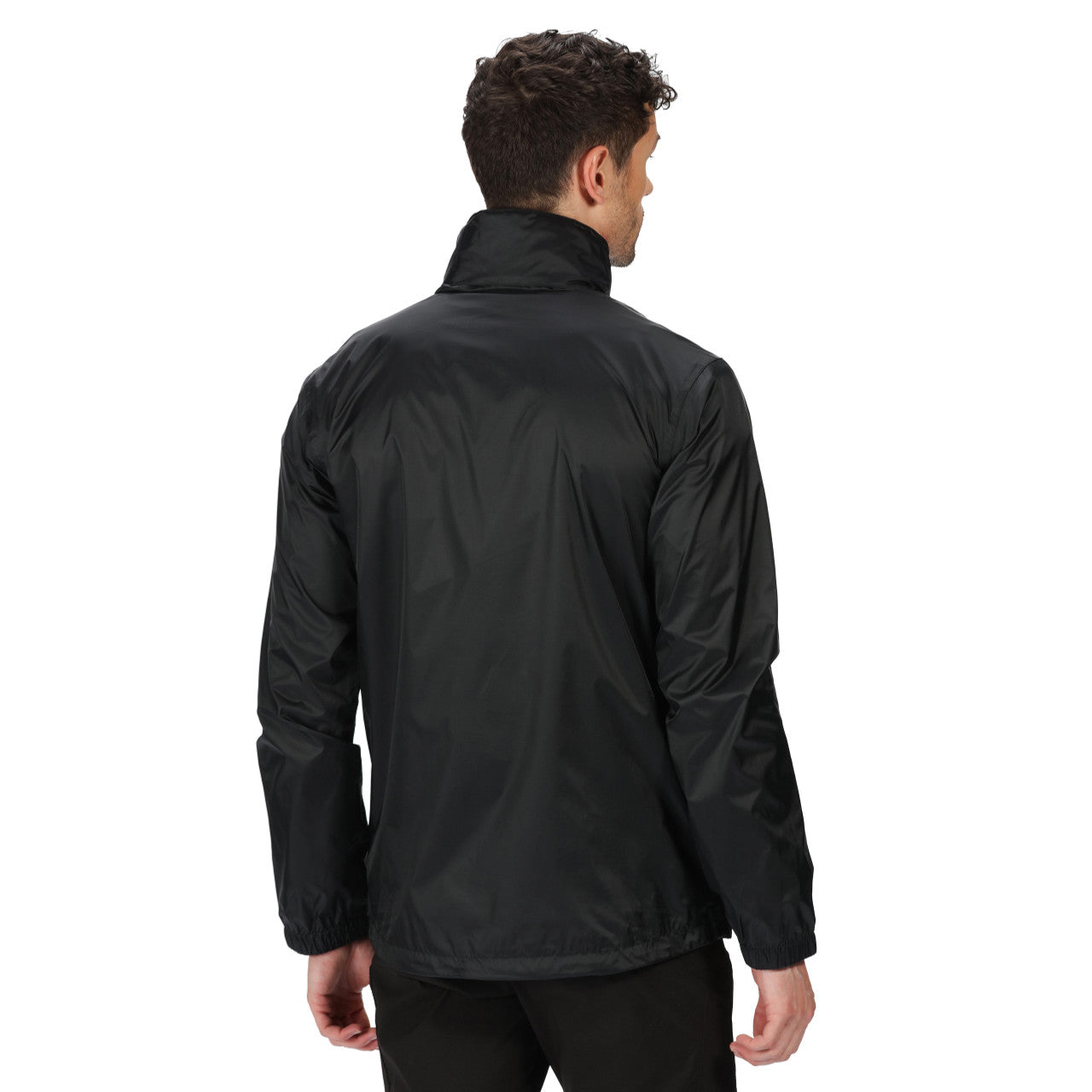 Regatta Men's Lyle IV Packaway Rain Coat Black