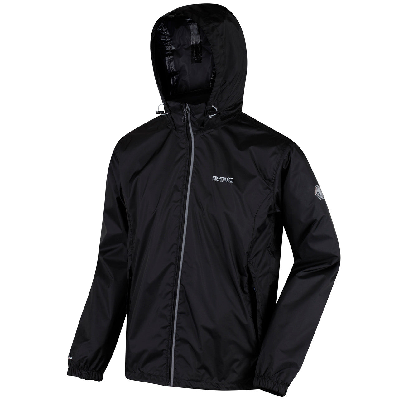 Regatta Men's Lyle IV Packaway Rain Coat Black