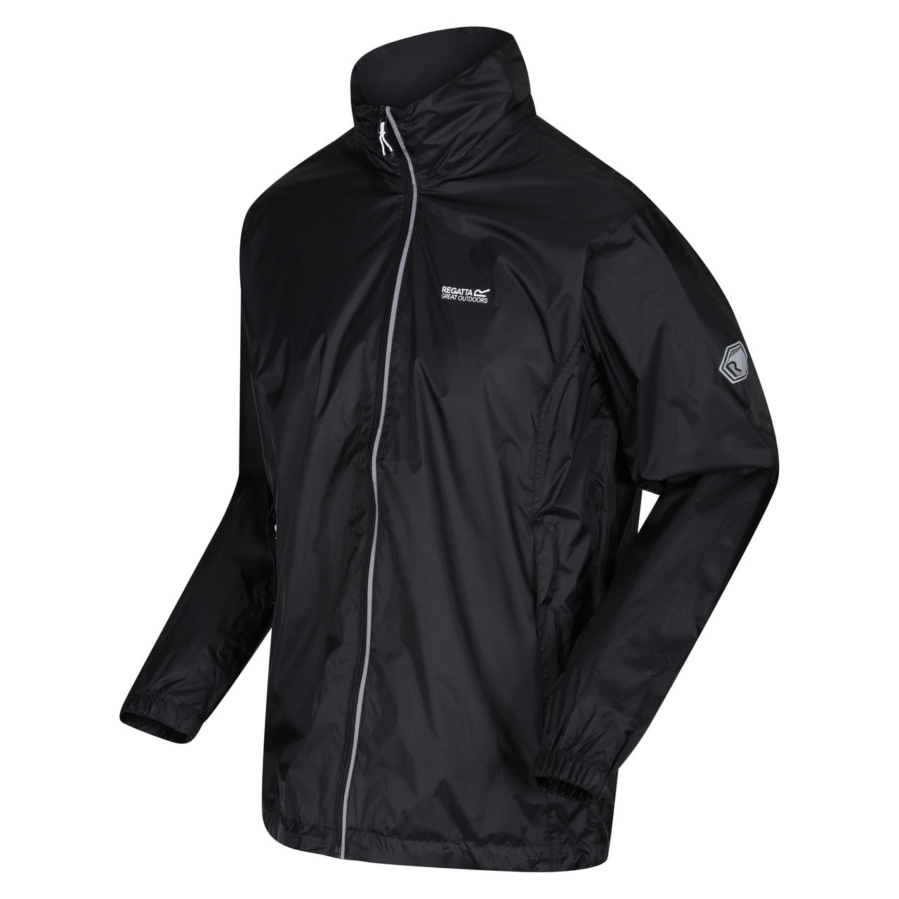 Regatta Men's Lyle IV Packaway Rain Coat Black