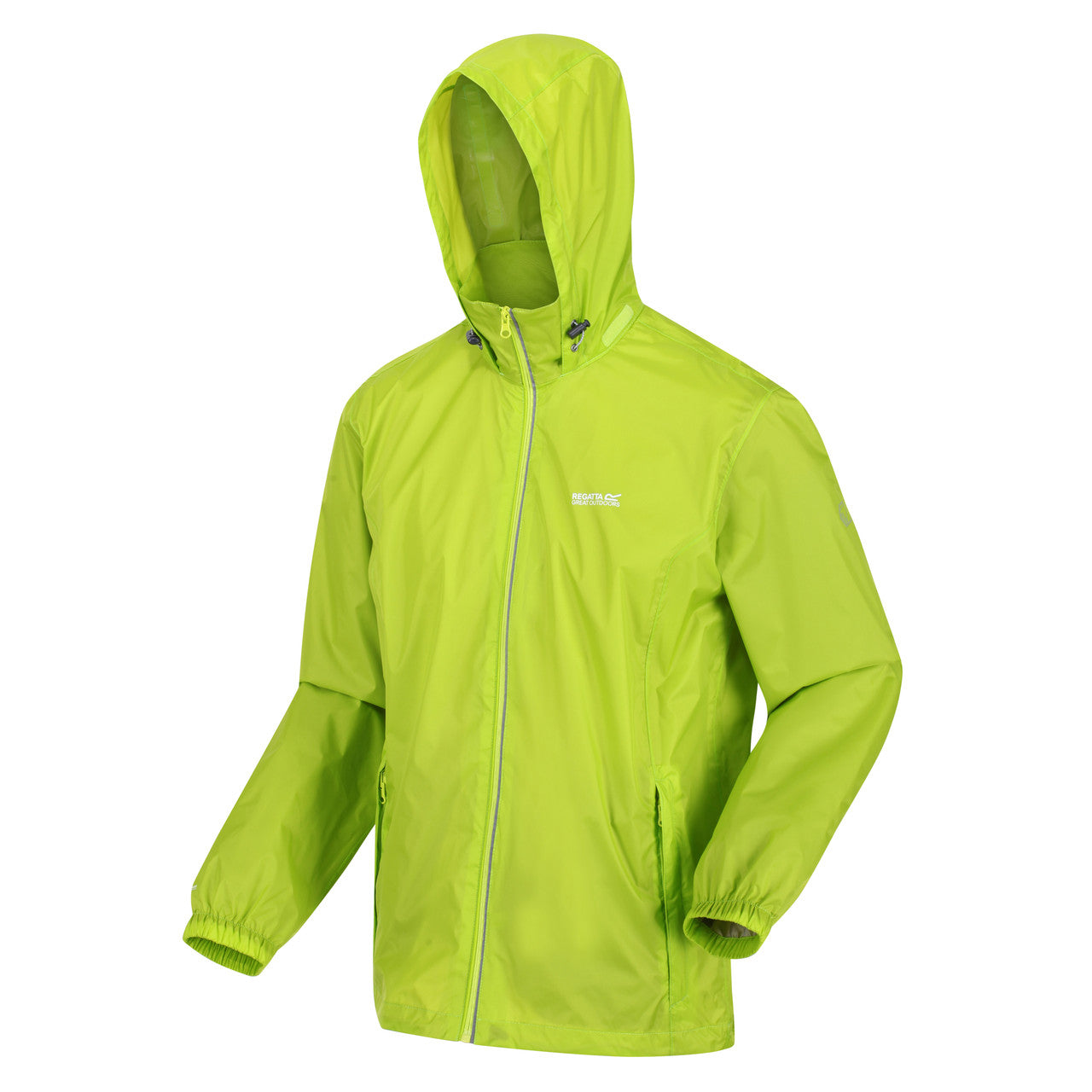 Regatta Men's Lyle IV Packaway Rain Coat Bright Kiwi