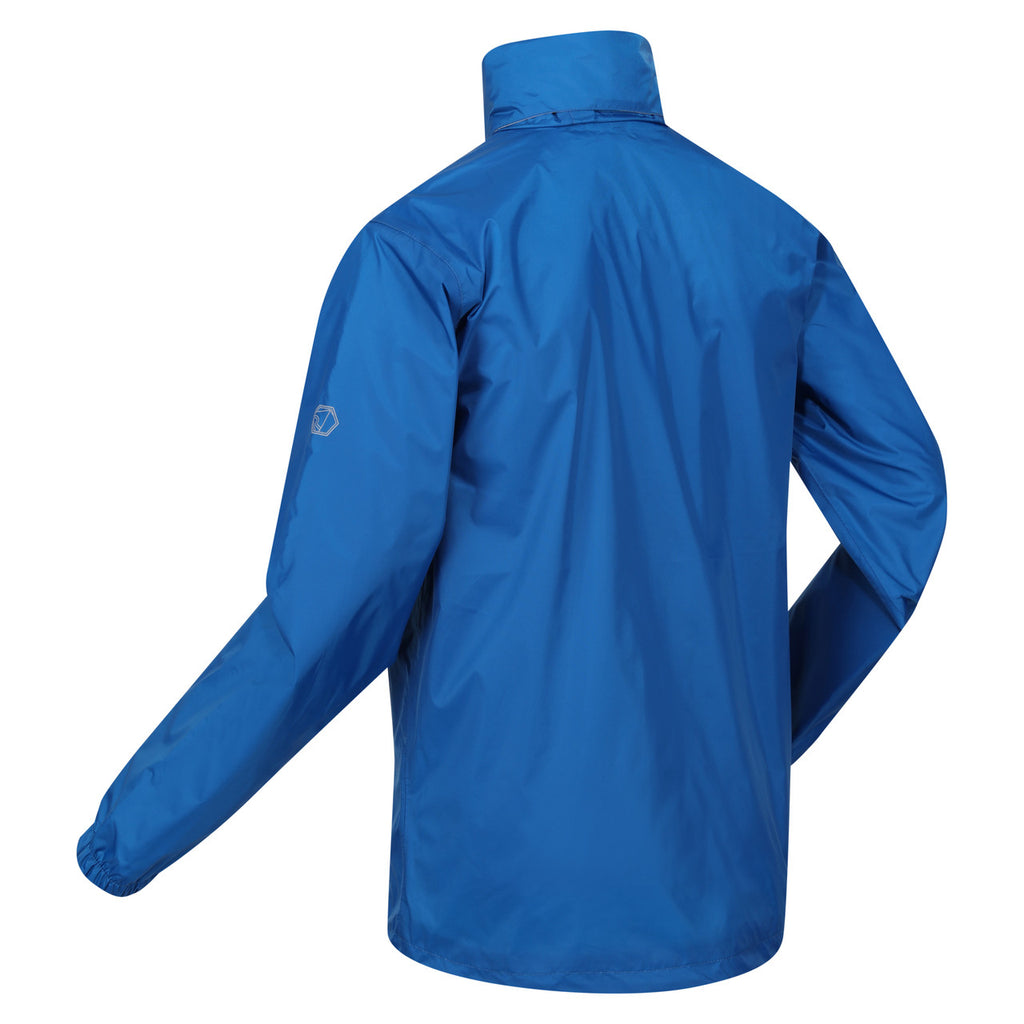 Regatta Men's Lyle IV Packaway Rain Coat Snorkel Blue