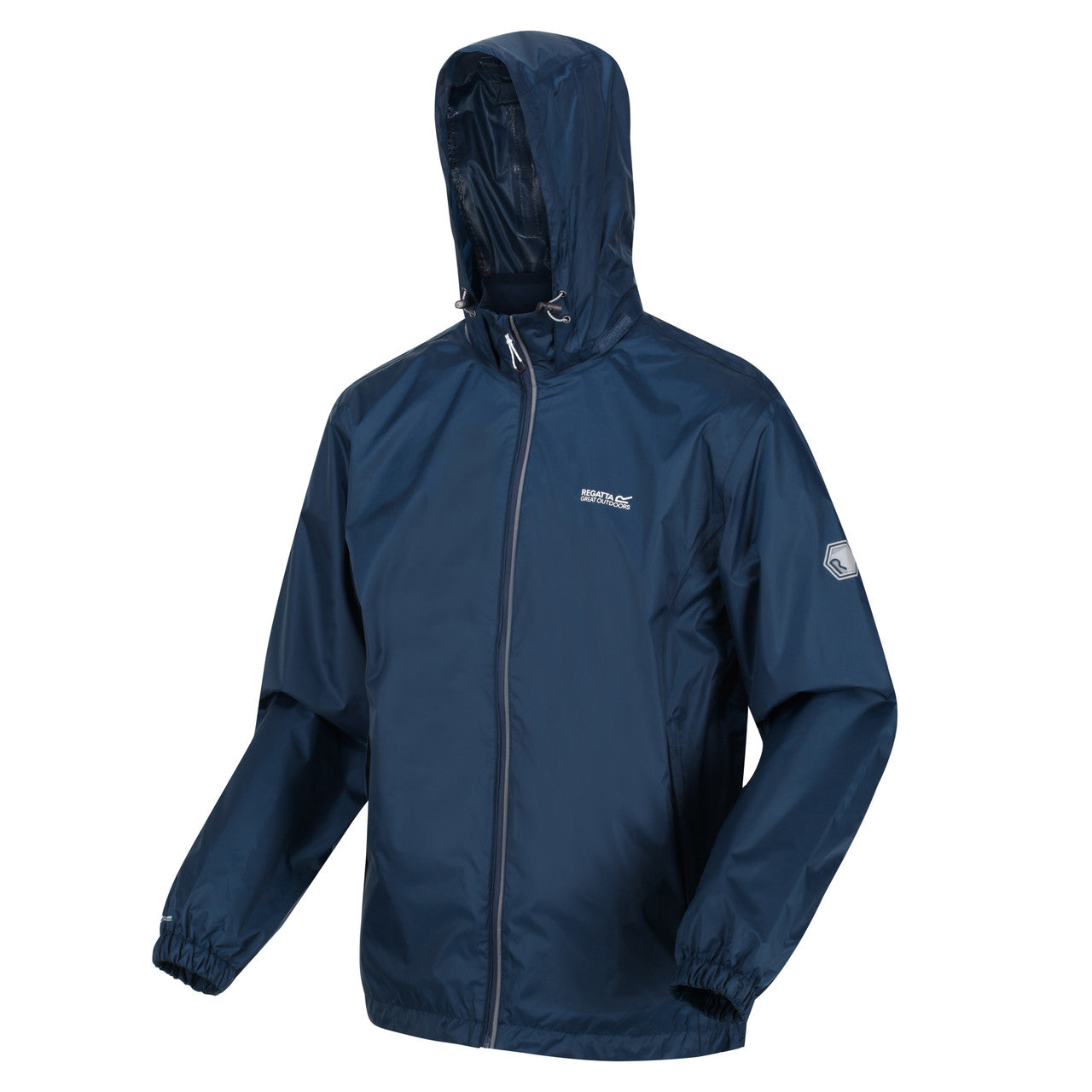 Regatta Men's Lyle IV Packaway Rain Coat Moonlight