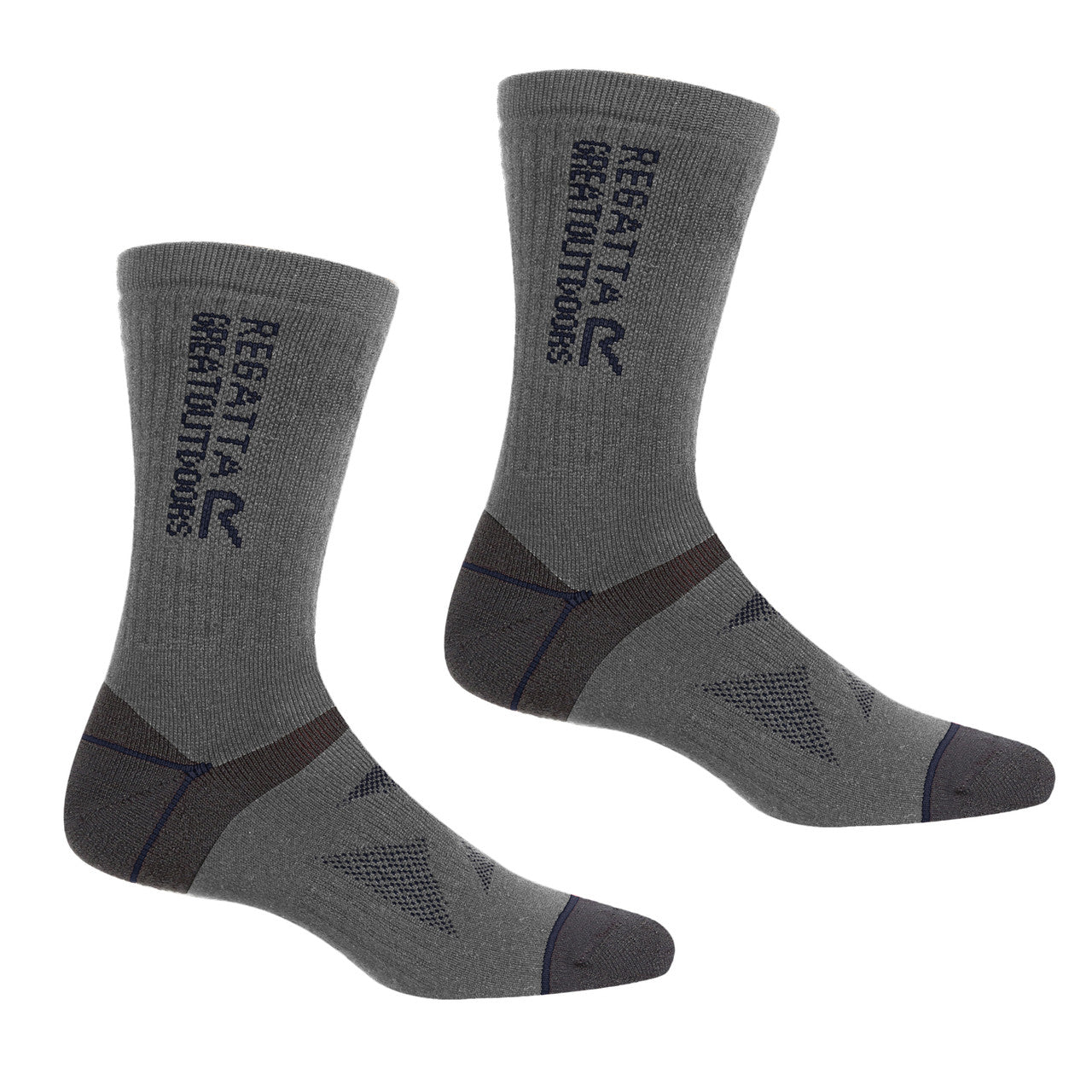 Regatta Mens 2 Pack Wool Walking  Hiking Socks