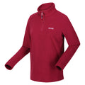 Regatta Women's Sweetheart Lightweight Half Zip Fleece Rumba Red