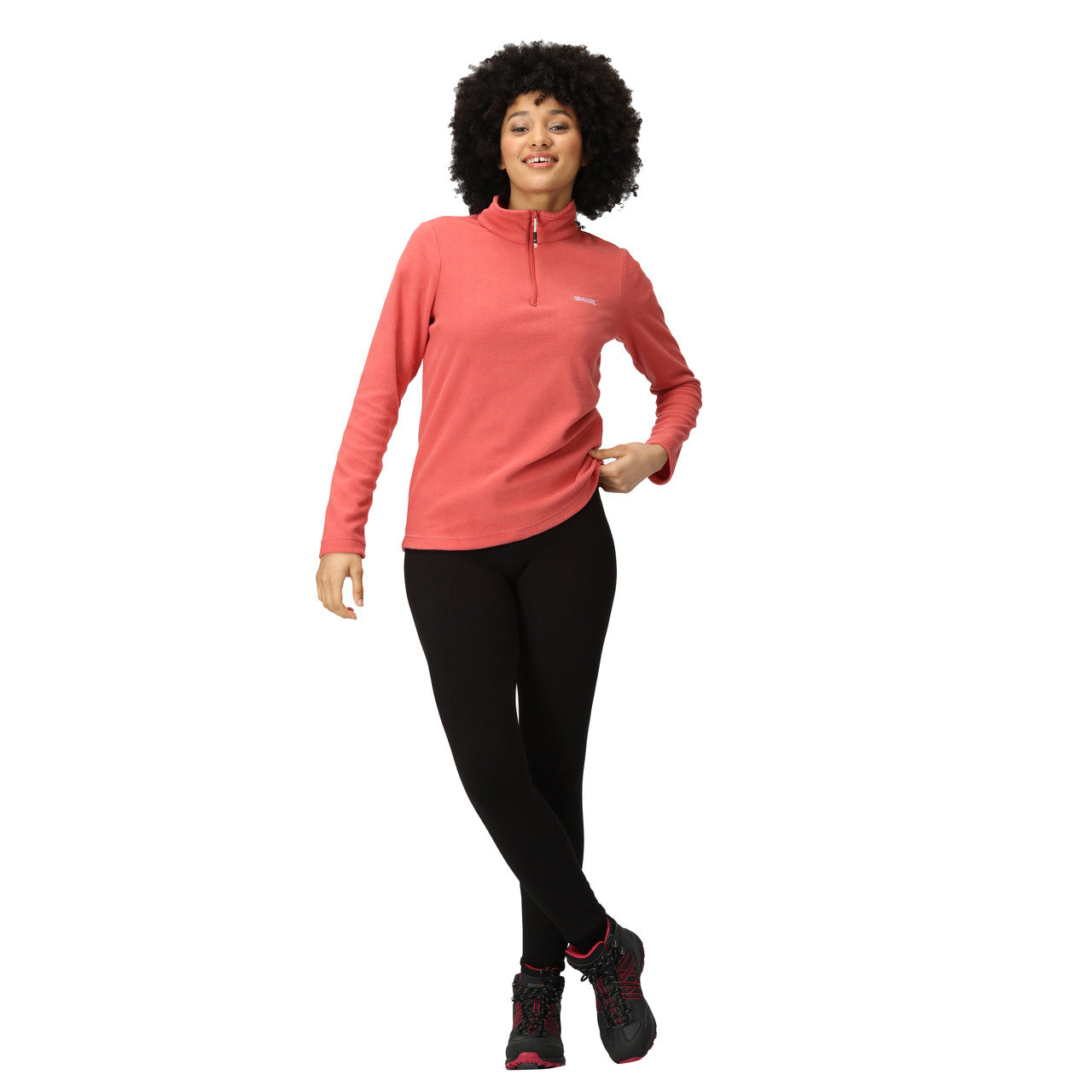 Regatta Women's Sweetheart Lightweight Half Zip Fleece Mineral Red